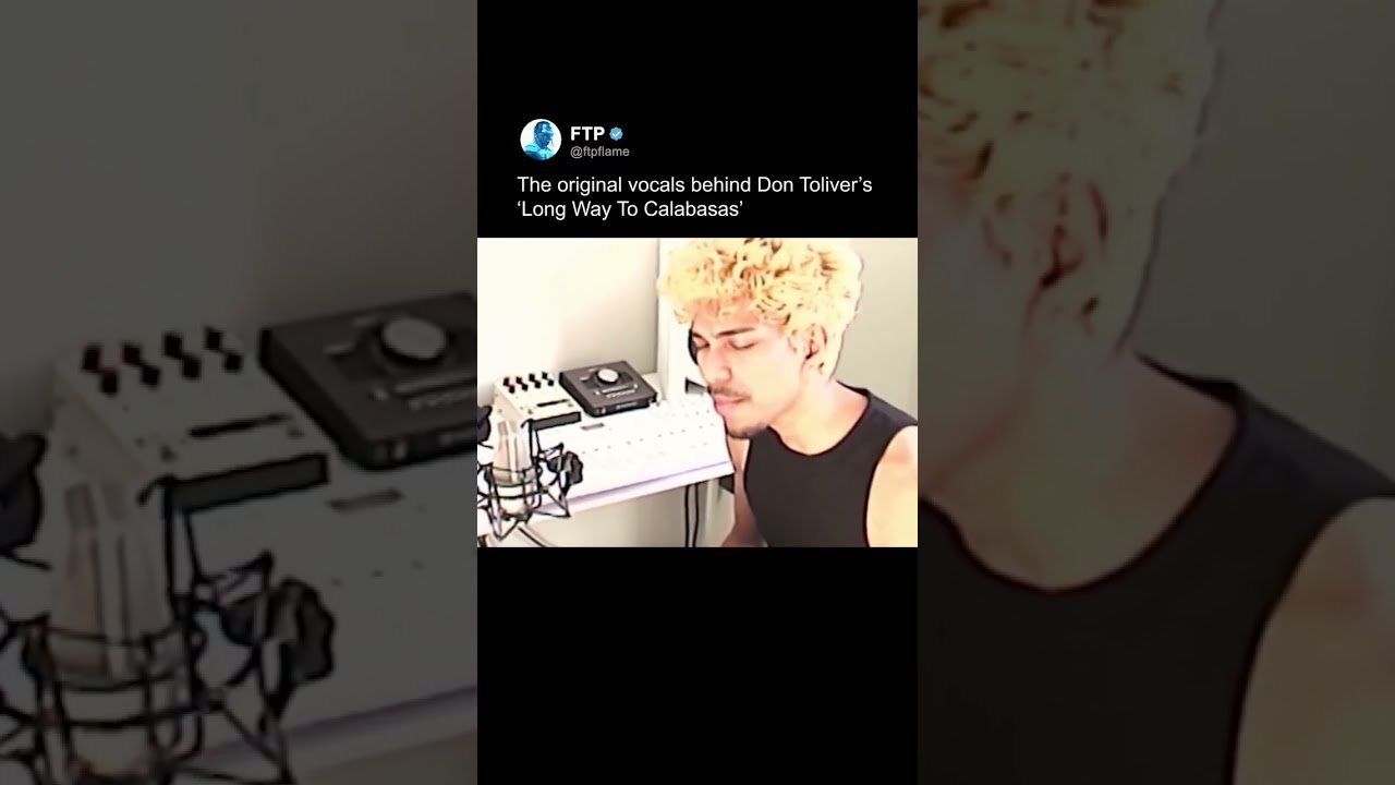 Original Vocals Behind Don Toliver's "Long Way To Calabasas" 🤩 #Octane