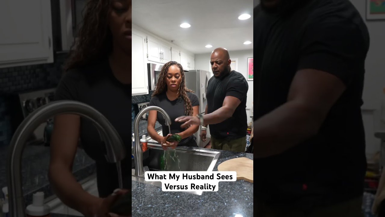 What my husband sees versus reality #funnycouple #viral #trending #daphniquesprings
